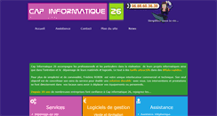 Desktop Screenshot of capinformatique26.fr