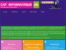 Tablet Screenshot of capinformatique26.fr